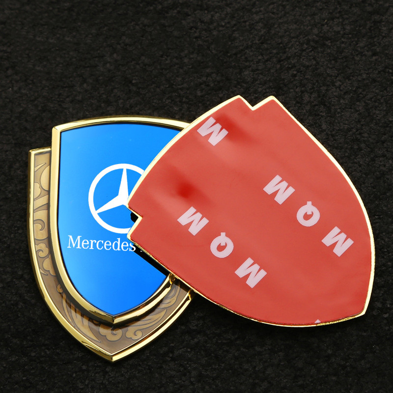 Car Door Trunk Fender Decoration Shield Protective Sticker For Mercedes Benz S320 W164 W203 W204