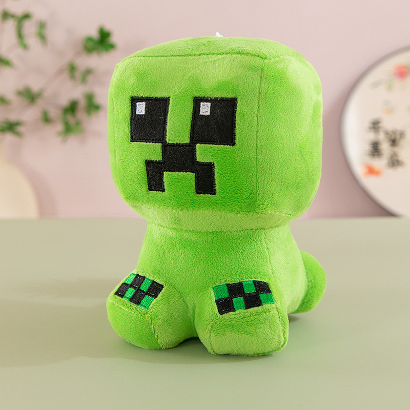 New 25cm Minecraft Plush Toy Creeper Stitch JJ Monster Doll Claw Machine Plush Doll Boy Birthday