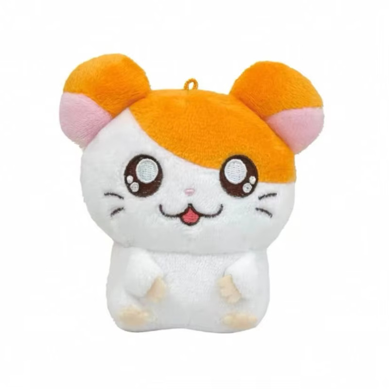 artoon Anime Hamtaro Bijou Filling Keyhain Doll ute Deorative Bakpak Zipper Hanging Toy Pendant