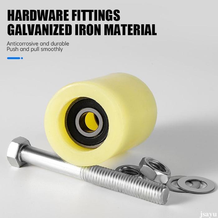 new [COD] RODA NILON PINTU PAGAR / ROLLER NILON PAGAR STAINLESS / BEARING PINTU PAGAR BESI KECIL,