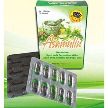 Promo Jamu Pegel Linu / Asam Urat Asamulin Isi 3 Blister Original