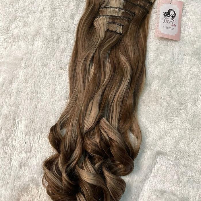 Hairclip 7layer Series Caramel Latte