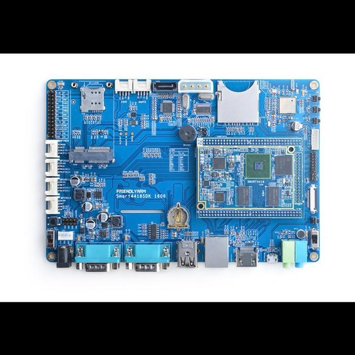 FRIENDLYARM SMART 4418 SDK V1606 MOTHERBOARD MINI PC BONUS LAYAR TOUCH 7 INCH READY