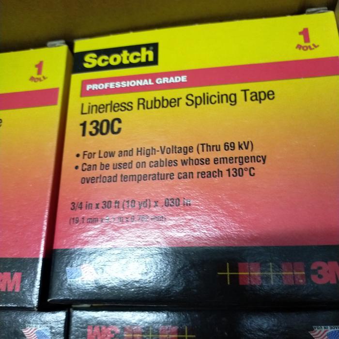 Scotch Linerless Rubber Splicing Tape Scotch 130C Co