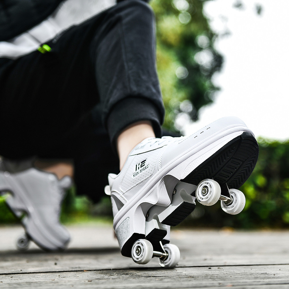 Roller Skates Running Sneakers Women's Roller Skates Adult Children Unisex Roller Skates Transformer