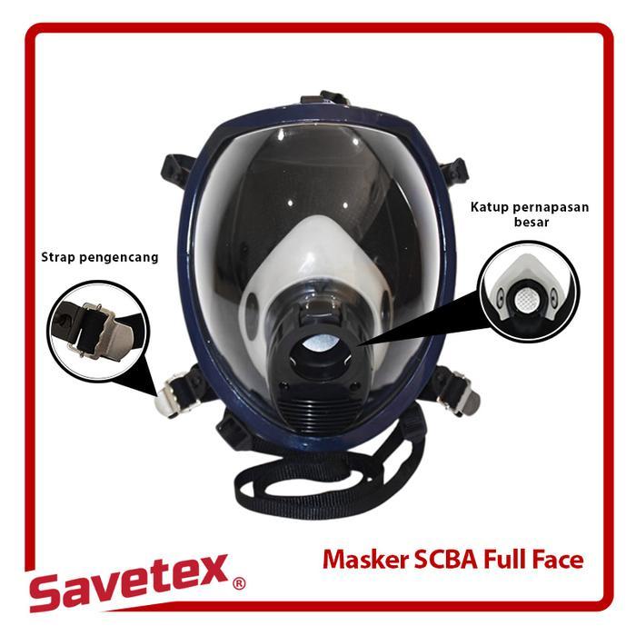 Masker Scba Pemadam / Full Face Mask Scba Breathing Apparatus
