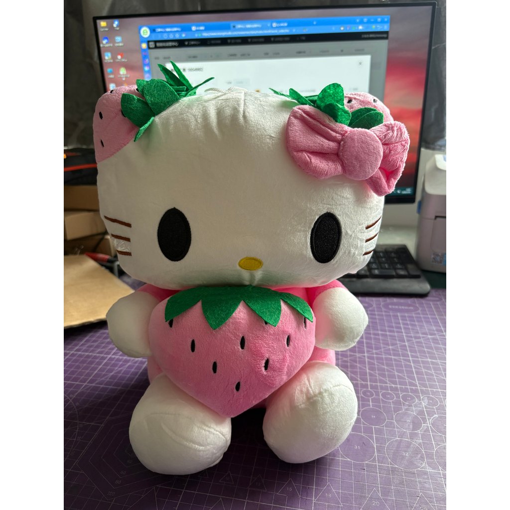 20/45cm Hello Kitty Plush Toys Anime Kaii Pillow Doll Stuffed Animal Children Kaii Plushies