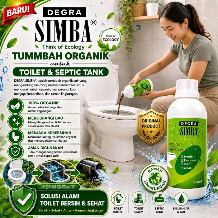 Degra Simba Original Produk Solusi Wc Bau Dan Mampet Tanpa Sedot Wc Original Produk Ekonomis Aman