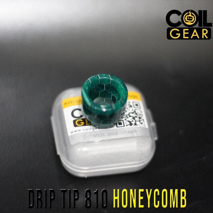 UA DRIPTIP 810 HONEYCOMB VERSION AUTHENTIC BY COIL GEAR