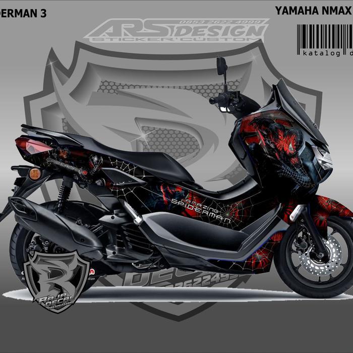 Decal Sticker Yamaha Nmax 2020 Spiderman