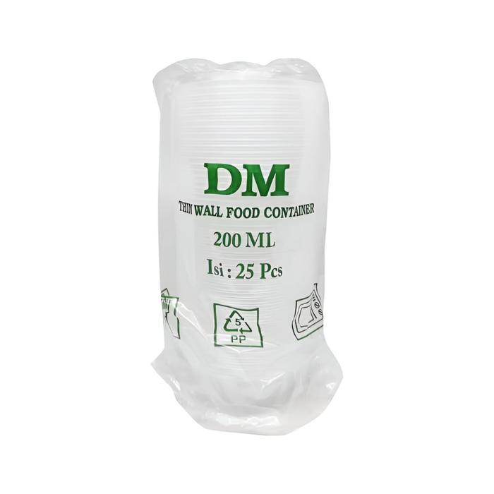Sang" Mangkok Plastik 200Ml Kotak Makanan Cup Puding Thinwall Tahan Panas