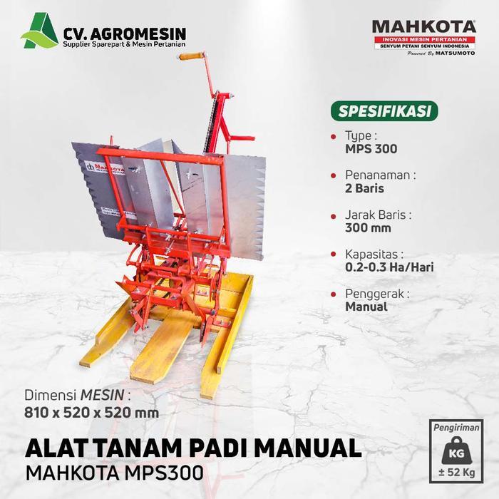 Alat Tanam Padi Manual Paddy Seeder MAHKOTA MPS300