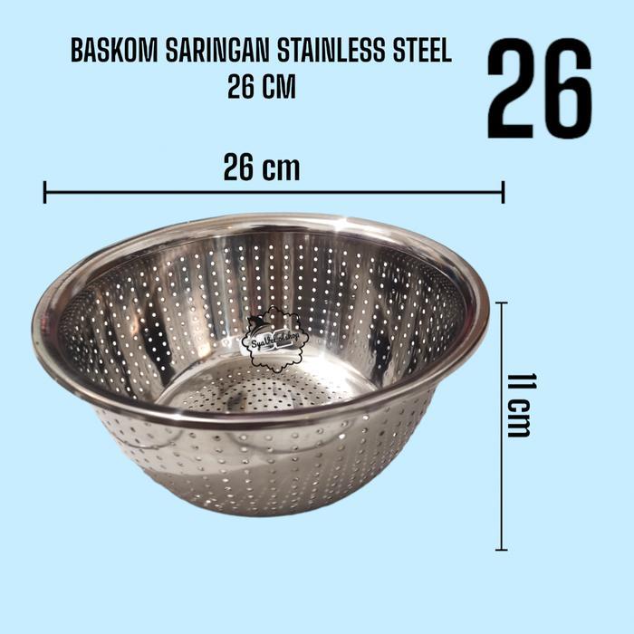 baskom saringan baskom lubang baskom tirisan stainless steel