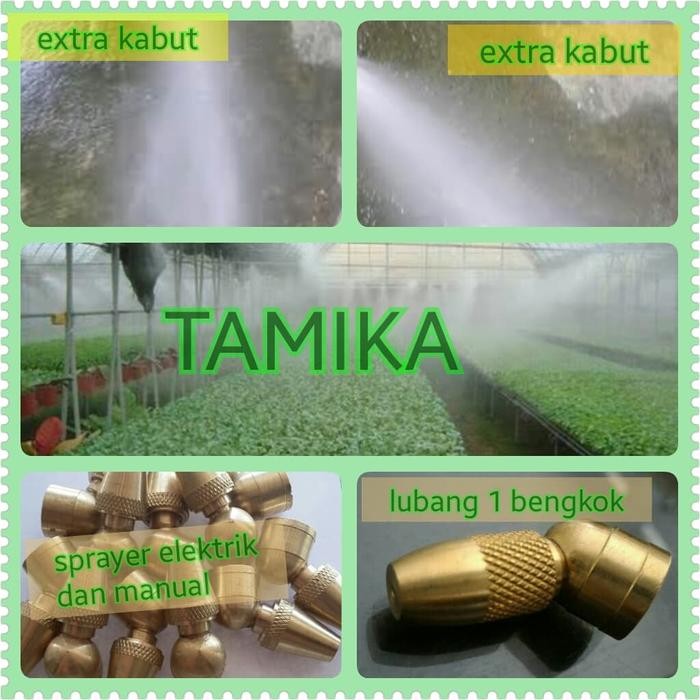 uikb Nozzle Sprayer Extra Kabut Lubang 1 Bengkok