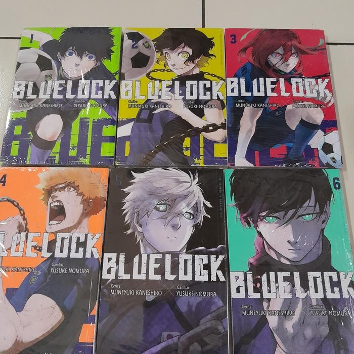 Komik Blue Lock Set Vol 1-6 Segel Ori