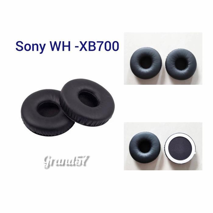 Busa Foam Earpad Earphone Headset Untuk Sony Wh-Xb700 Wh Xb700 Black Hitam Sony Wh Xb700 Whxb