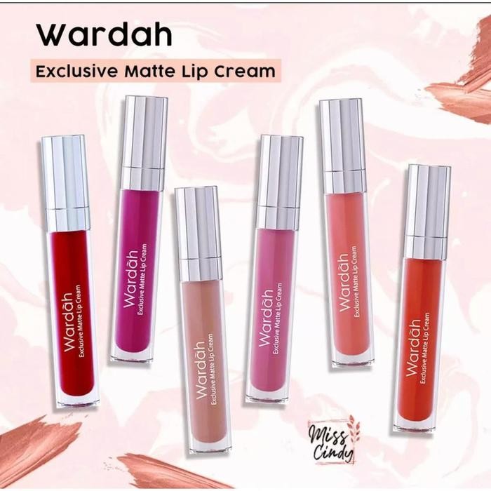 New Sale Wardah Exlusive Matte Lip Cream / Lipstik Matte Terlaris