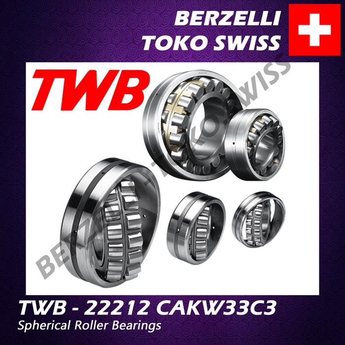 Twb 22212 Cakw33C3 Spherical Roller Bearing