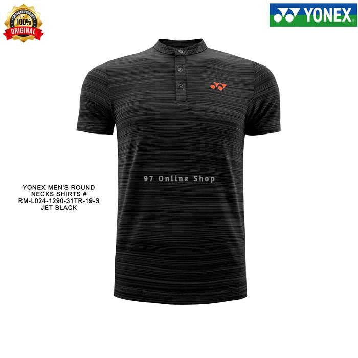 Tiento Wares - Kaos / Jersey Badminton Necks Rm 1290100% Original - Ebony
