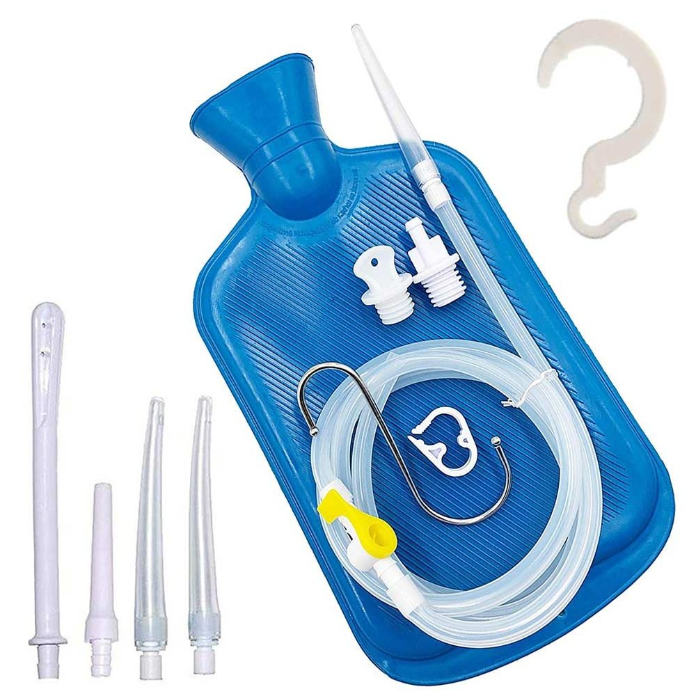 Bidet Shower Bathroom Accessories Enema Bulb Coffee Enema Bag Kit 2L Capacity For Colon Detox