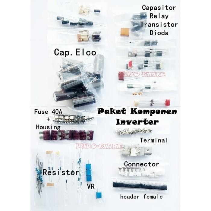 NEW Komponen Paket Inverter Low Frequency 24 mosfet