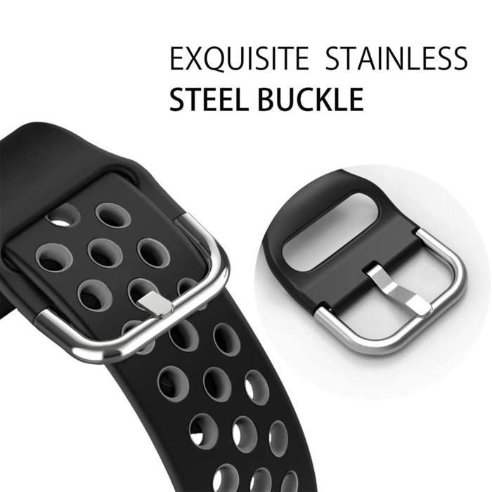 Stok Baru Finchy Strap Ticwatch 2 Ticwatch E Nike Two Tone Silicone Wristband