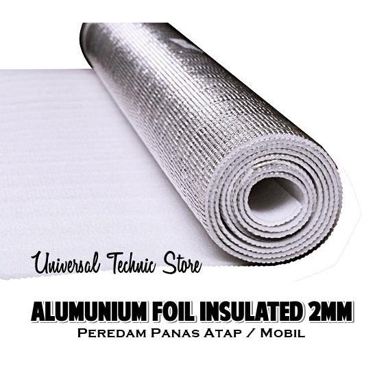 Aluminium Foil Insulated Penahan Peredam Panas Atap / Kap Mobil 2mm