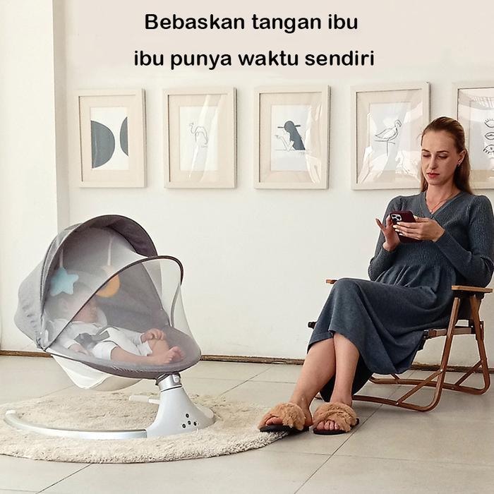 Tempat Tidur Bayi Goyang Baby Swing Tempat Tidur