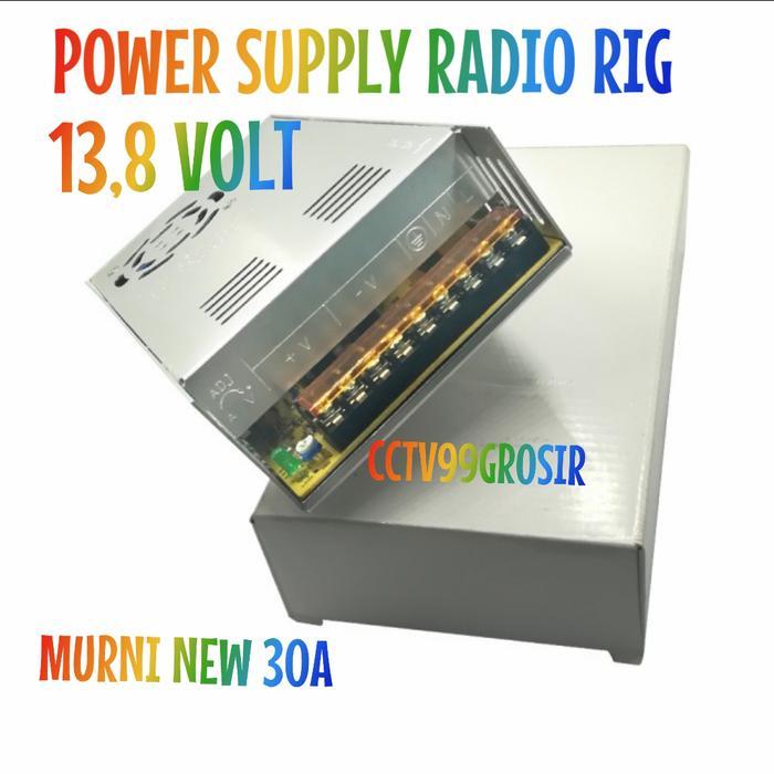 POWER SUPPLY SWITCHING 30A 13.8 V ( 13.8 VOLT ) MURNI BAWAAN ASLI