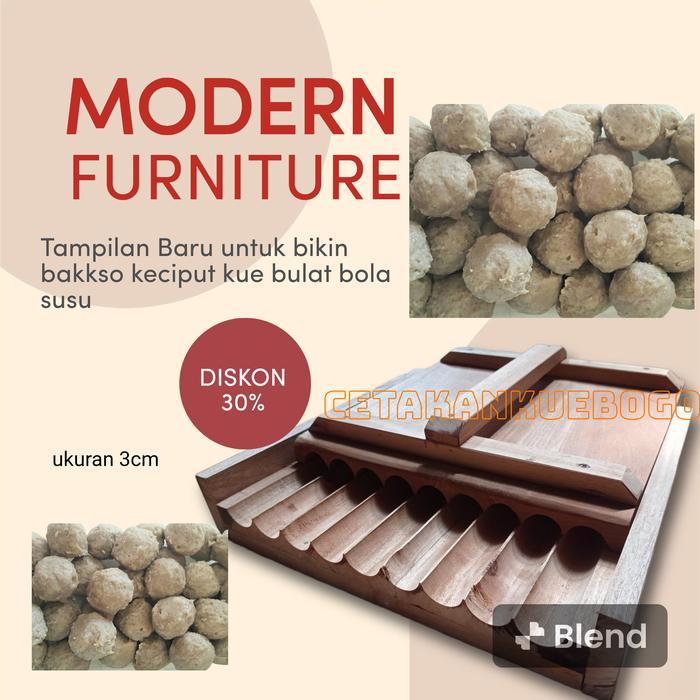 mesin manual pembuat bakso / alat cetak kuebulat keciput bola susu 3cm