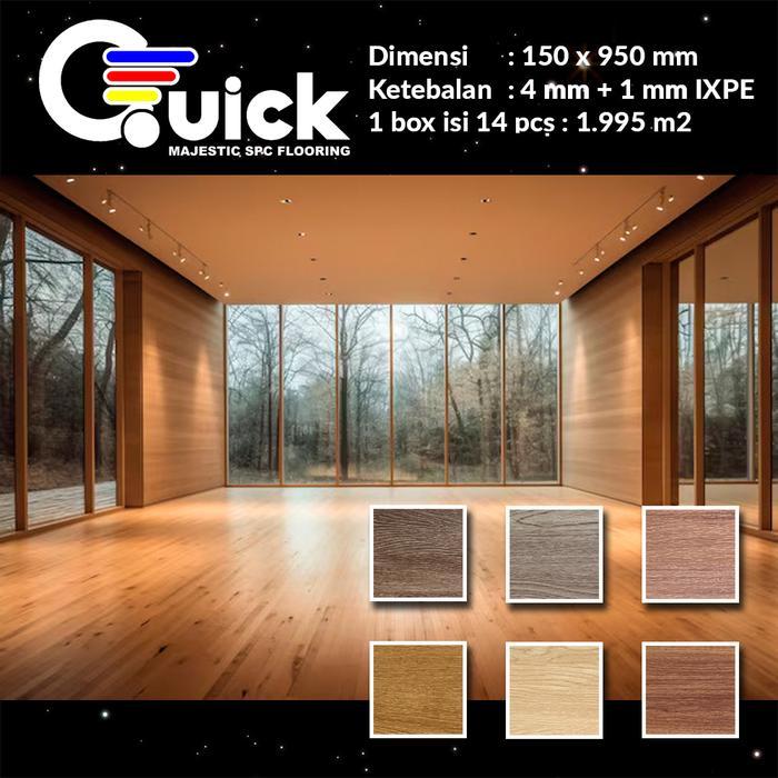Lantai SPC 5mm Murah Premium SPC Flooring SPC Lantai Flooring Quick