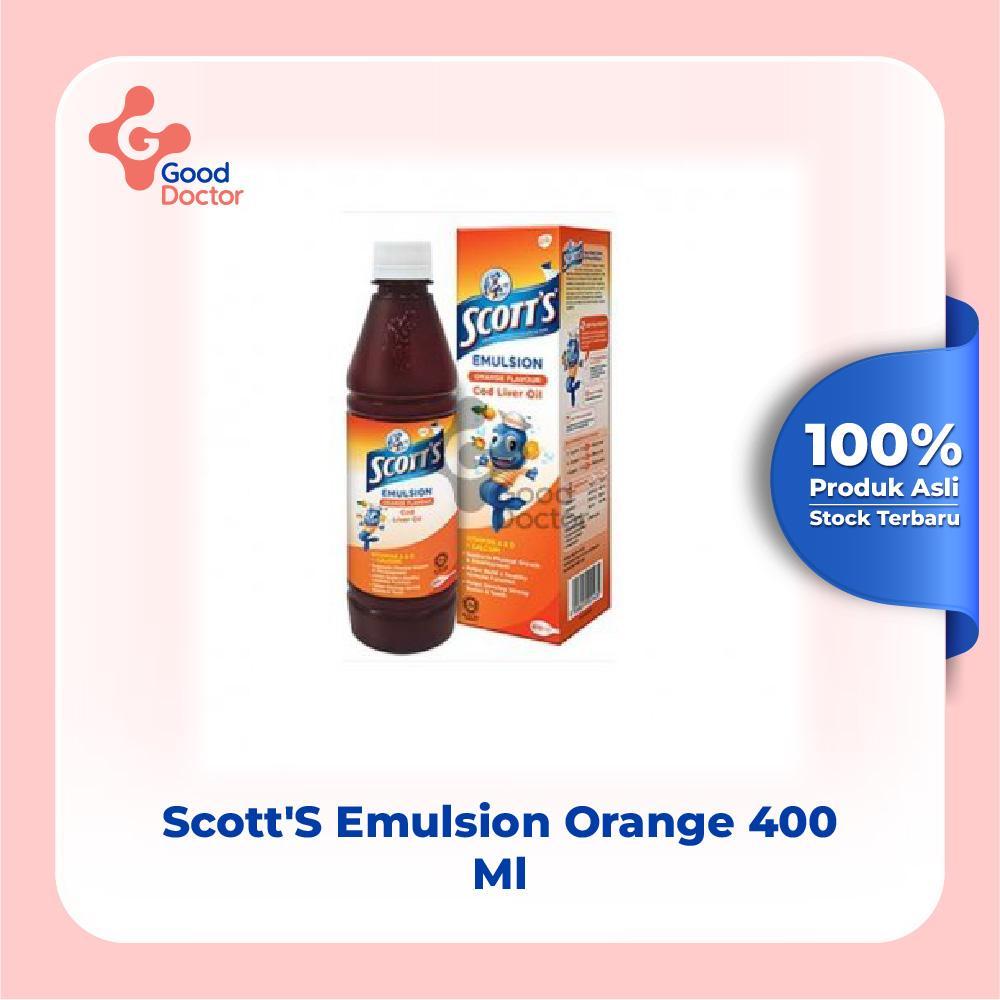 Scott'S Emulsion Orange 400 Ml - Suplemen Anak