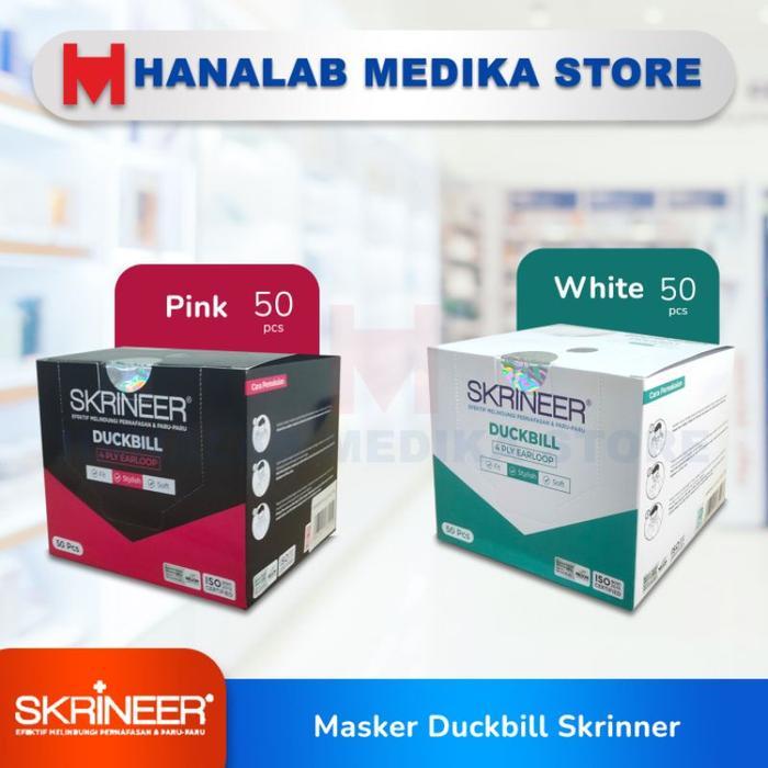 Terlaris Masker Duckbill Skrineer isi 50 Pcs / Masker Skrineer / Masker SALE