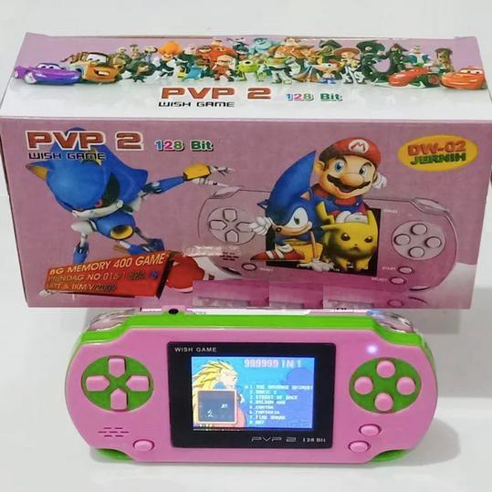 Game Boy Bisa colok ke TV Game Portable PVP2 DW02 128bit SEGA Gameboy