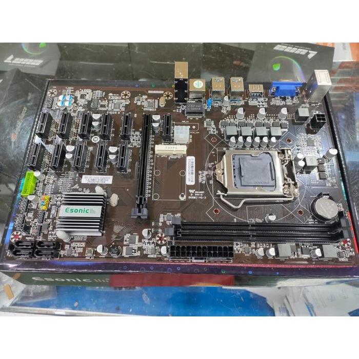 MOTHERBOARD ESONIC B250 GLADIATOR MINING 12 SLOT BERKUALITAS
