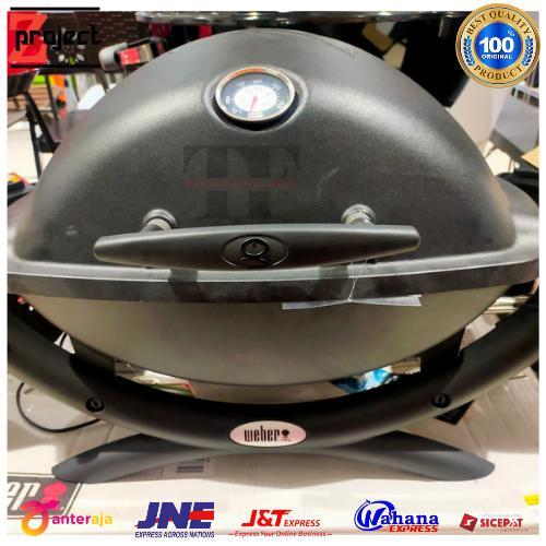 Weber Pemanggang Gas Bbq Q1200 / Grill Alat Pemanggang Gas Bbq