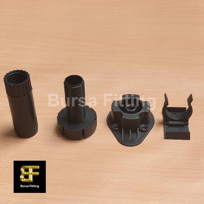 Kaki kitchen set adjustable 10 cm / kaki PVC / kaki stabil lemari
