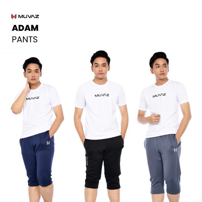 Muvaz Adam - Celana Olahraga Pria 3/4 Menutup Aurat