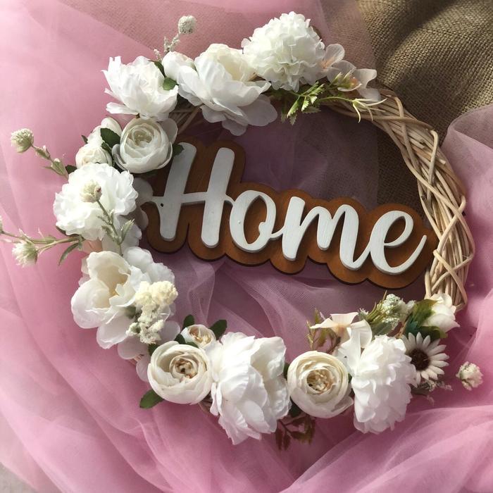 Ring Rotan Hiasan dinding hiasan pintu Home Siap Kirim