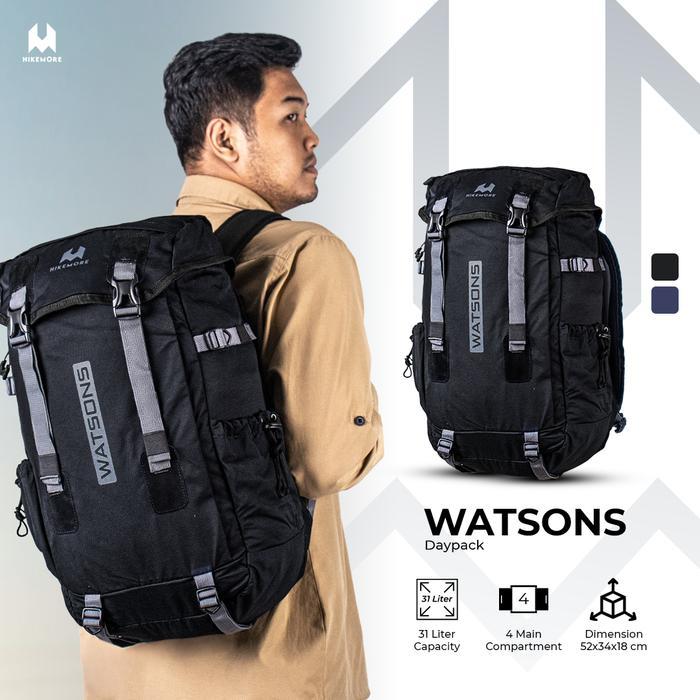 zzaj- Tas Ransel Daypack Travelling Hikemore Watsons