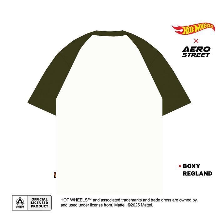TERLARIS T Shirt Boxy Reglan Hot Wheels Legends Hijau Army Off White Kaos ABBAA READY STOCK