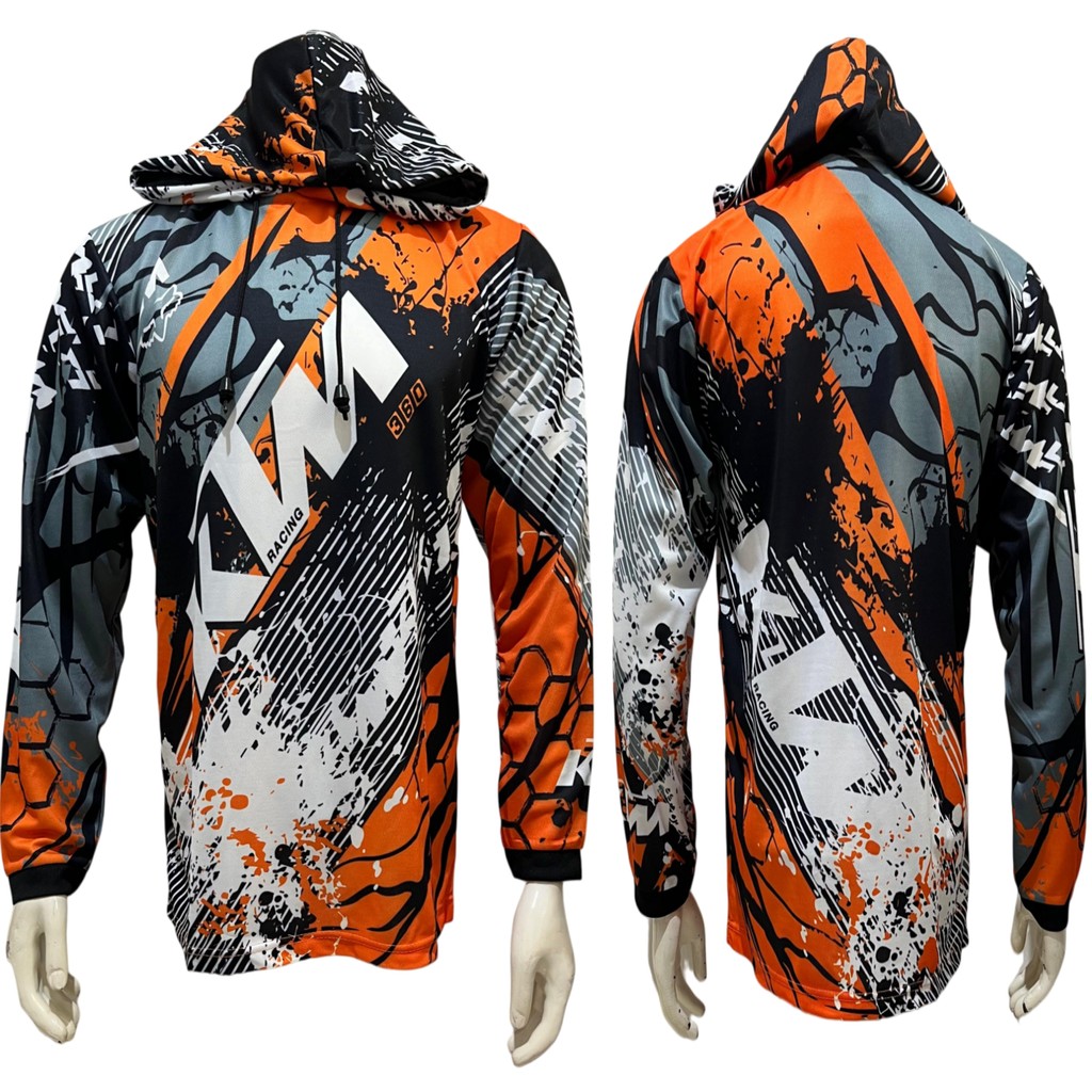 JERSEY CROSS TOPI-JERSEY SEPEDA-ATASAN CROSS HOODIE