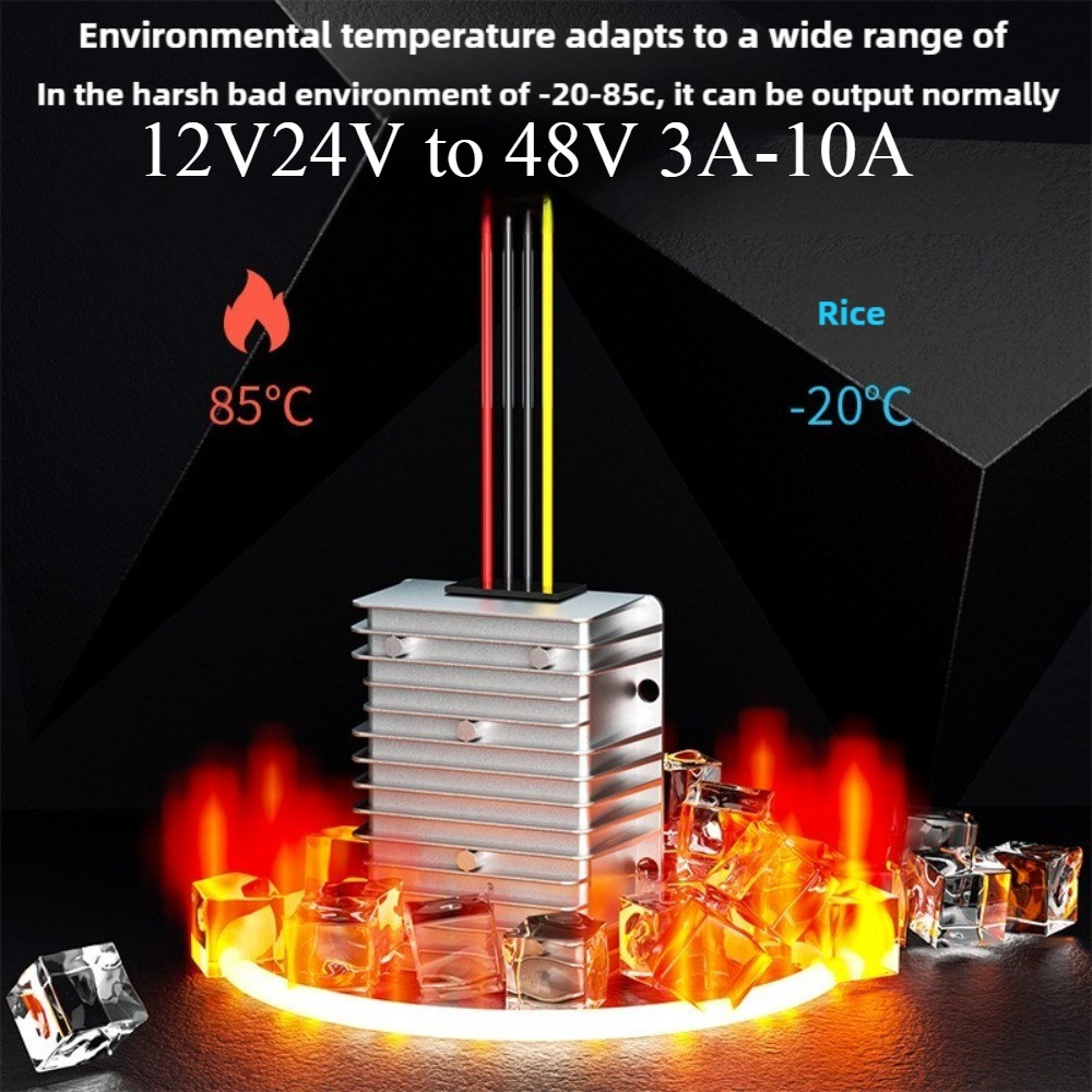 12V24V to 48V 3A-10A DC DC Converter Step-up 12 Volt to 48 Volt Voltage Regulator Boost Module for