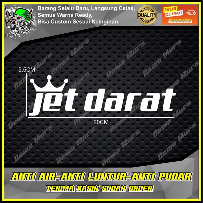 CUTTING STICKER JET DARAT STICKER COCOK BUAT MOTOR DAN MOBIL