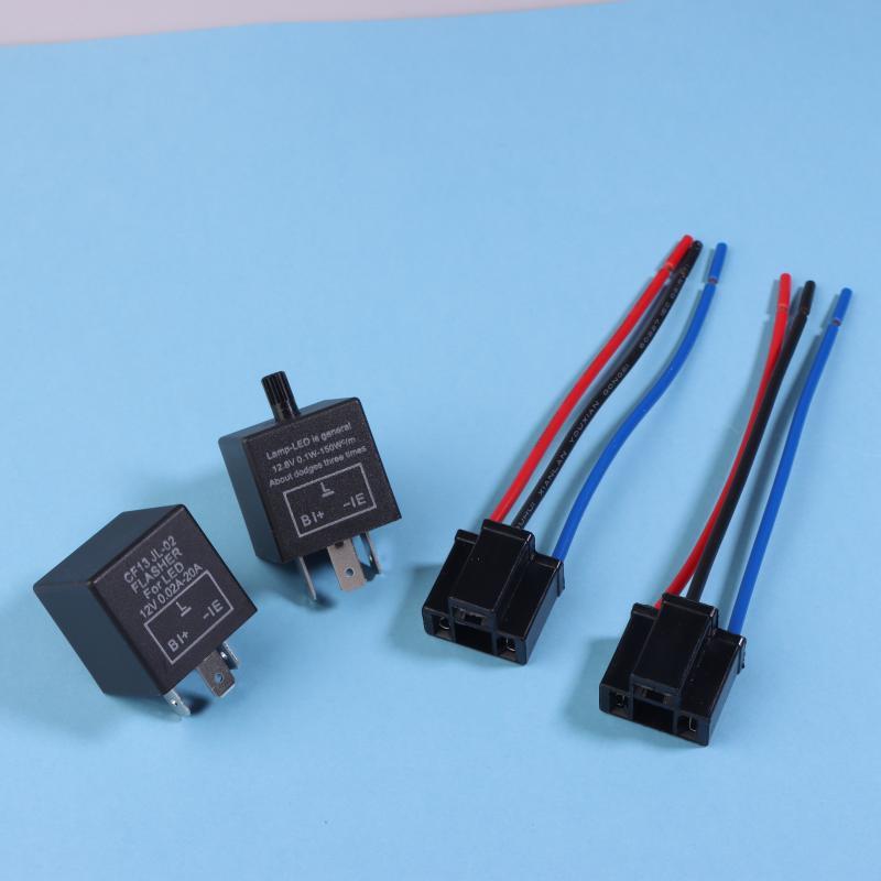 12V 3Pin Adjustable Led Flasher Relay Turn Light Blinker For Automot Motorcycle 3Pin Led Flasher Led