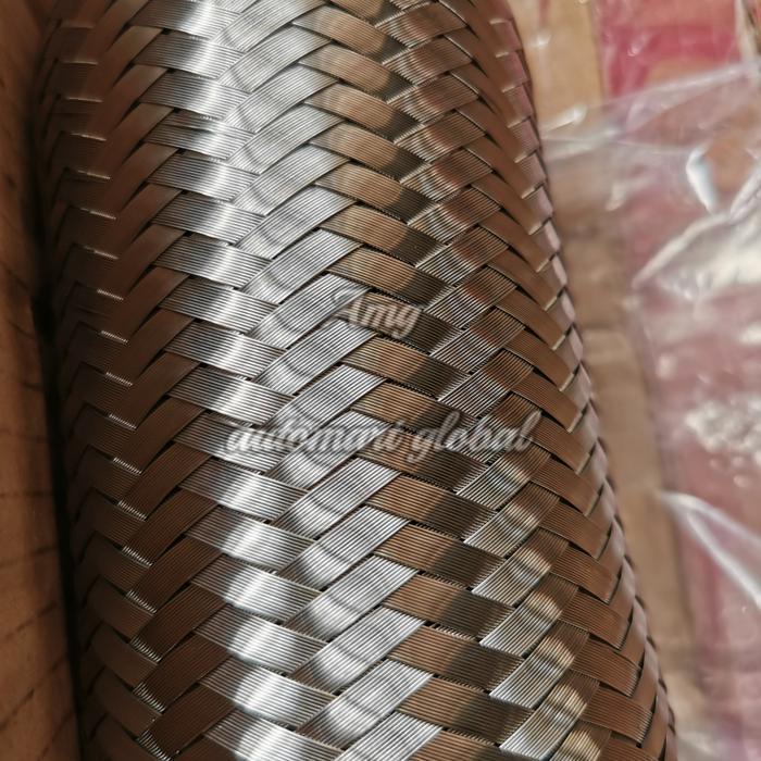 Baru Pipa Flexible Flexsibel Knalpot Ps120 Canter Ps125 2.5 Inch X 20 Cm Ori Berquality