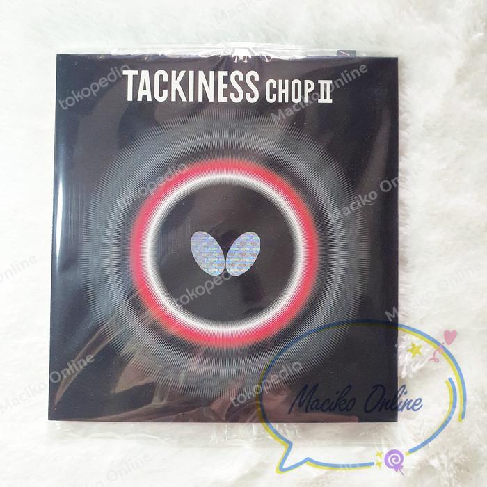 TACKINESS CHOP II 1.9MM ~ KARET BET PINGPONG BUTTERFLY TACKINESS CHOP