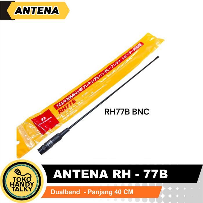 ANTENNA RH77B RH-77B RH 77B BNC MOTOROLA DUAL BAND ANTENA HT ICOM ALINCO