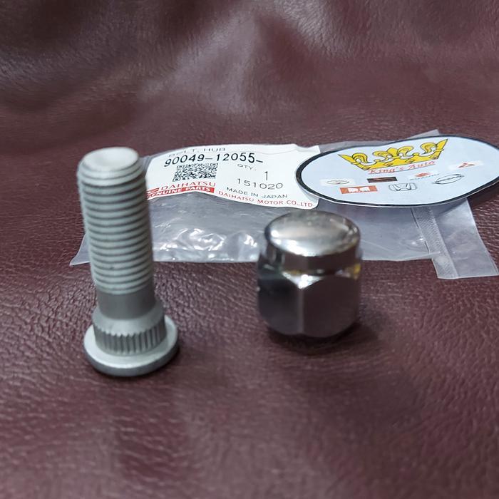 Baru Baut Roda + Mur Roda Avanza - Xenia 1 Buah Ori Berquality