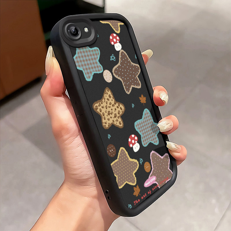 Casing Hp Untuk VIVO Y81 VIVO Y81i VIVO Y81s VIVO Y83 Case Biskuit bintang yang lucu Softcase Kesing